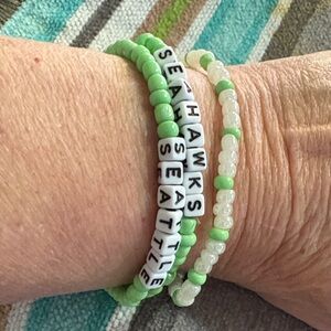 Seattle Seahawks stretch bracelets